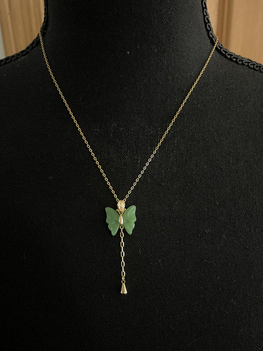 Butterfly Jade Necklace