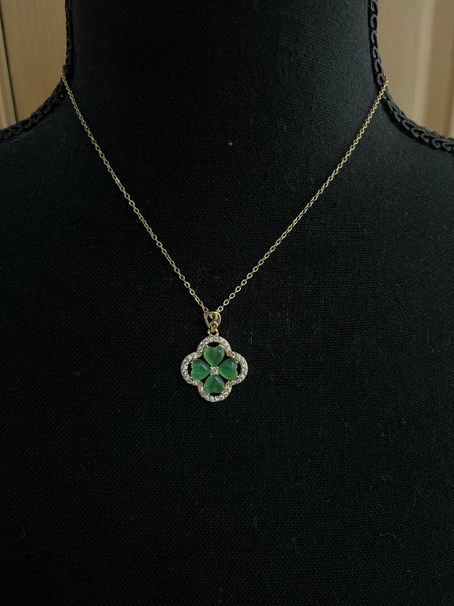 Clover Jade Necklace