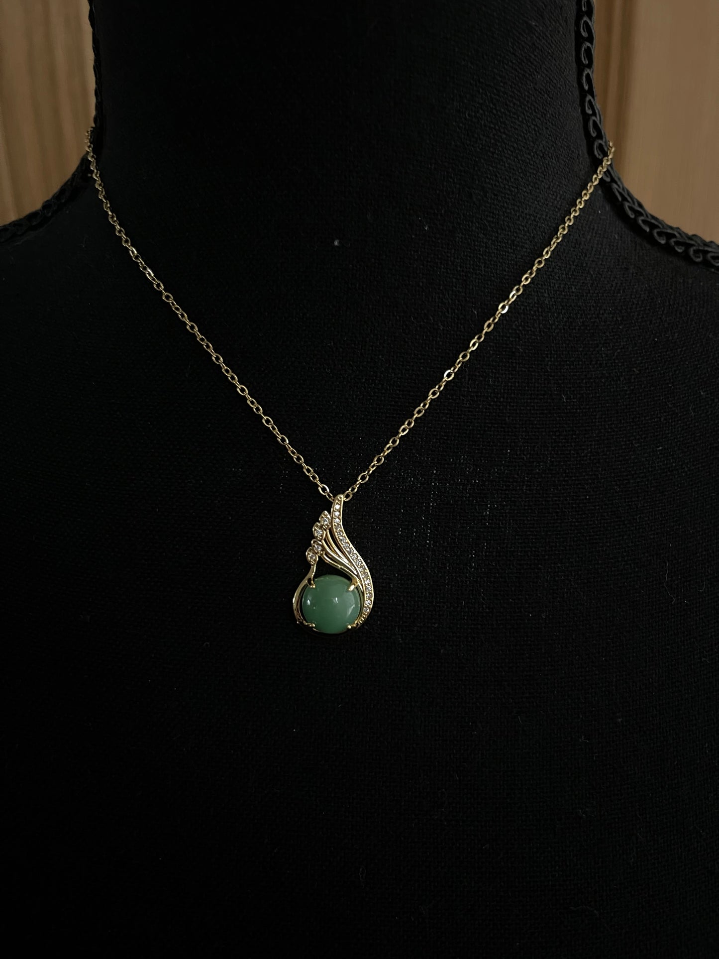 Circle Jade Necklace